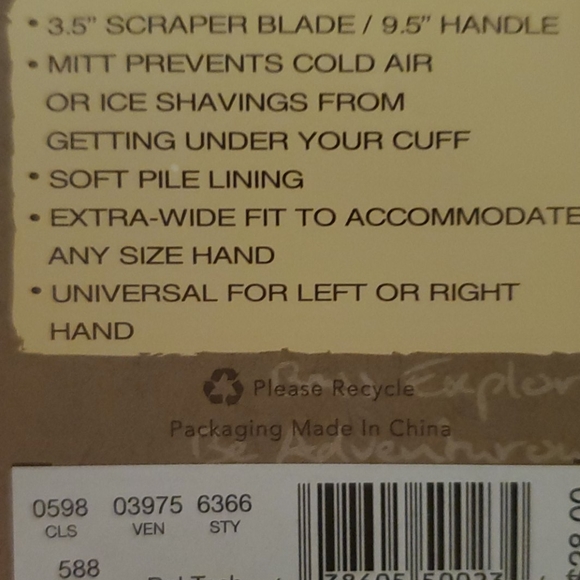 Fuzzy lined ice scraper! - Picture 7 of 7